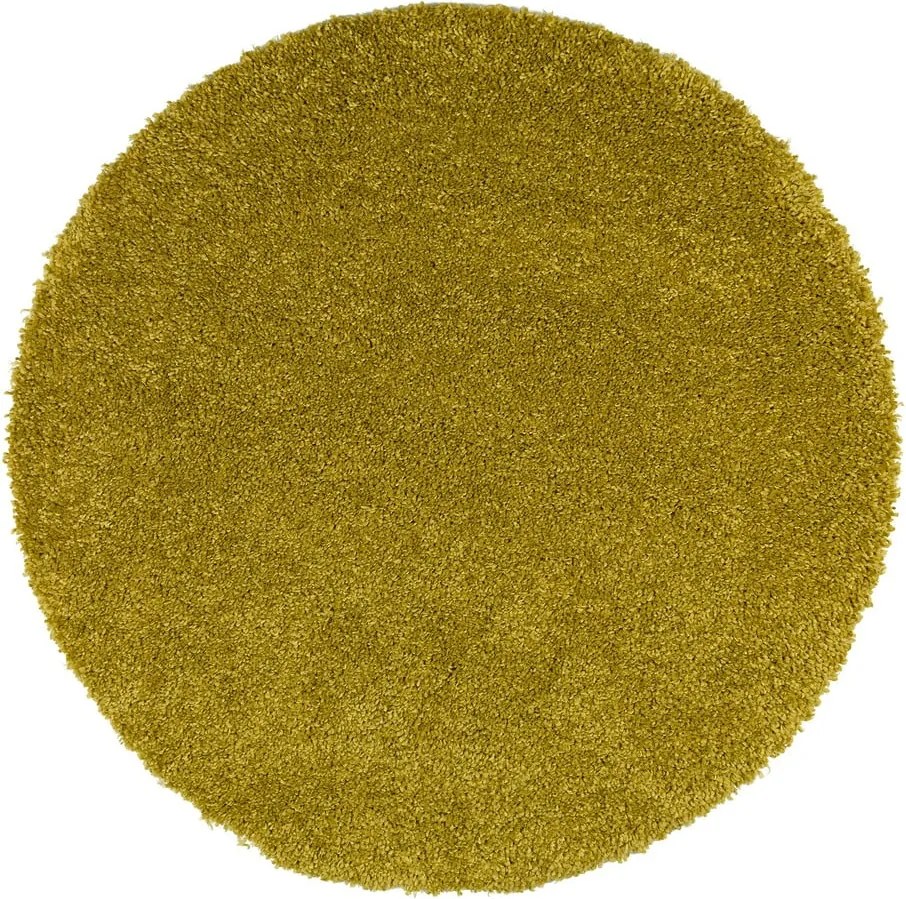 Tappeto verde , ø 80 cm Aqua Liso - Universal