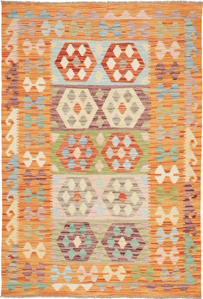 Kilim Tappeto 130 x 180 (Pakistan) Tessuto A Mano