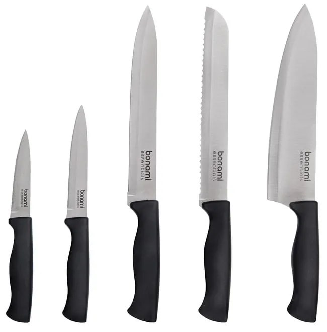 Set di 5 coltelli in acciaio inox - Bonami Essentials
