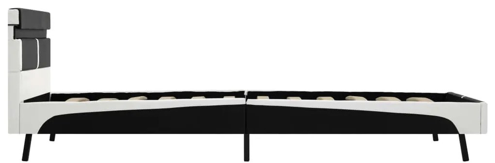 Giroletto con led nero in similpelle 90x200 cm