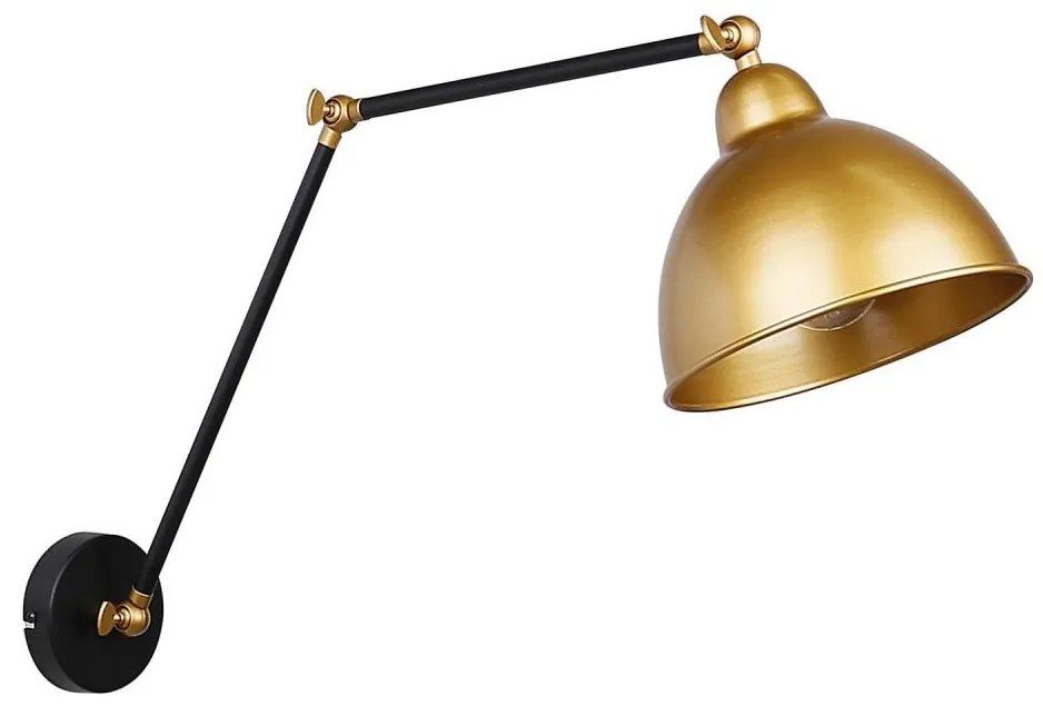 Applique TRUCK 1xE27/40W/230V oro/nero