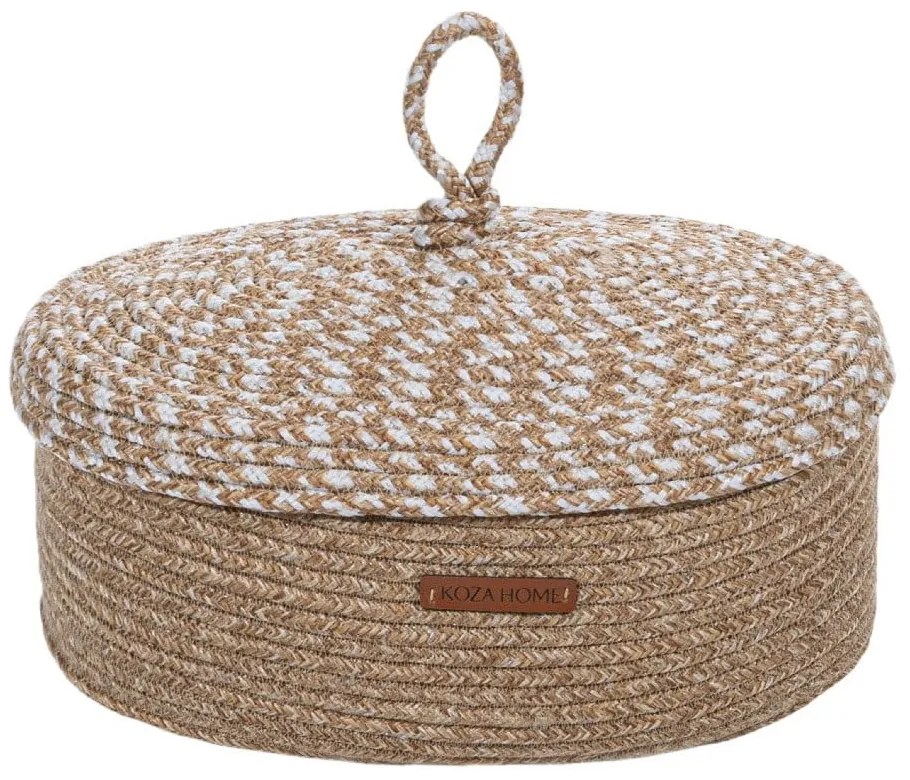 Scatola decorativa in tessuto con coperchio - Mioli Decor