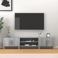 Mobile TV Grigio Sonoma 180x31,5x40 cm in Legno Multistrato 816262