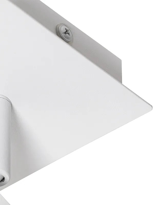 Faretto da bagno moderno quadrato bianco IP44 - Ducha