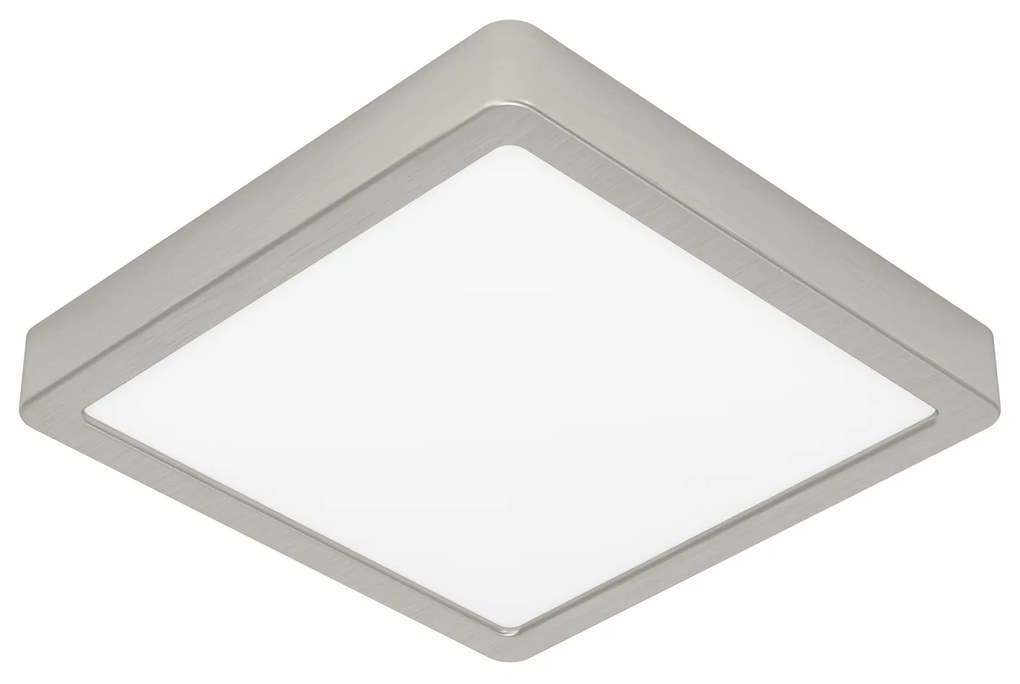 Plafoniera Moderna Fueva 5 Acciaio Nichel Satinato Led Integrato 17W