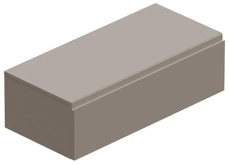 Mobile da bagno sotto lavabo L 100.3 x H 30 x P 46 cm beige, 1 cassetto Step