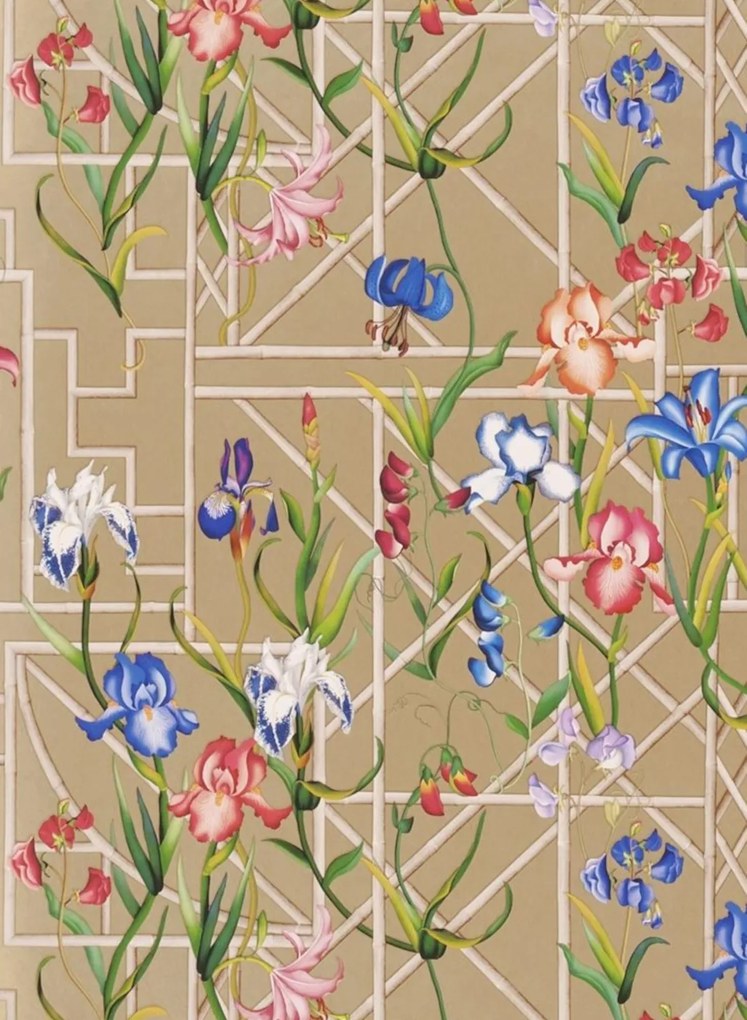 Christian Lacroix Tapete Fretwork Garden - Or