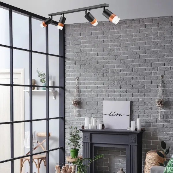 Faretto AURORA 4xGU10/10W/230V 81 cm