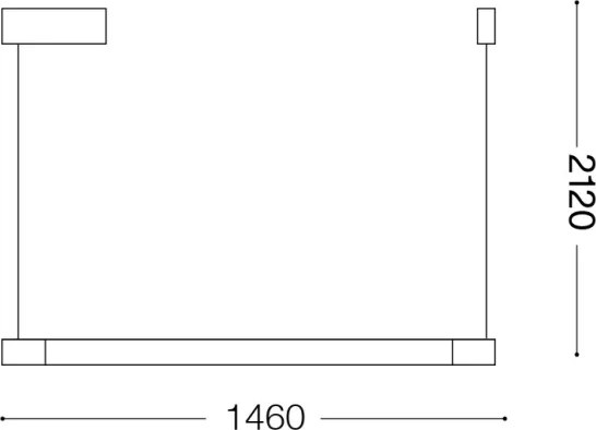 Ideal Lux - Lampada a sospensione LED su cavo YOKO LED/17W/230V CRI 90 bianco