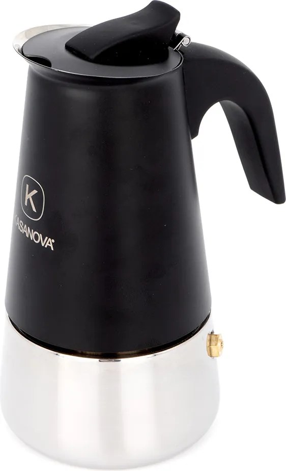 Caffettiera induzione 2 tazze nero