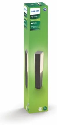 Philips 16488/93/P0 - Colonna da esterno STRATOSPHERE 2xLED/4,5W IP44