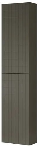 Colonna per mobile bagno Pixel Grid 2 ante P 27 x L 30 x H 160 cm grigio carbone
