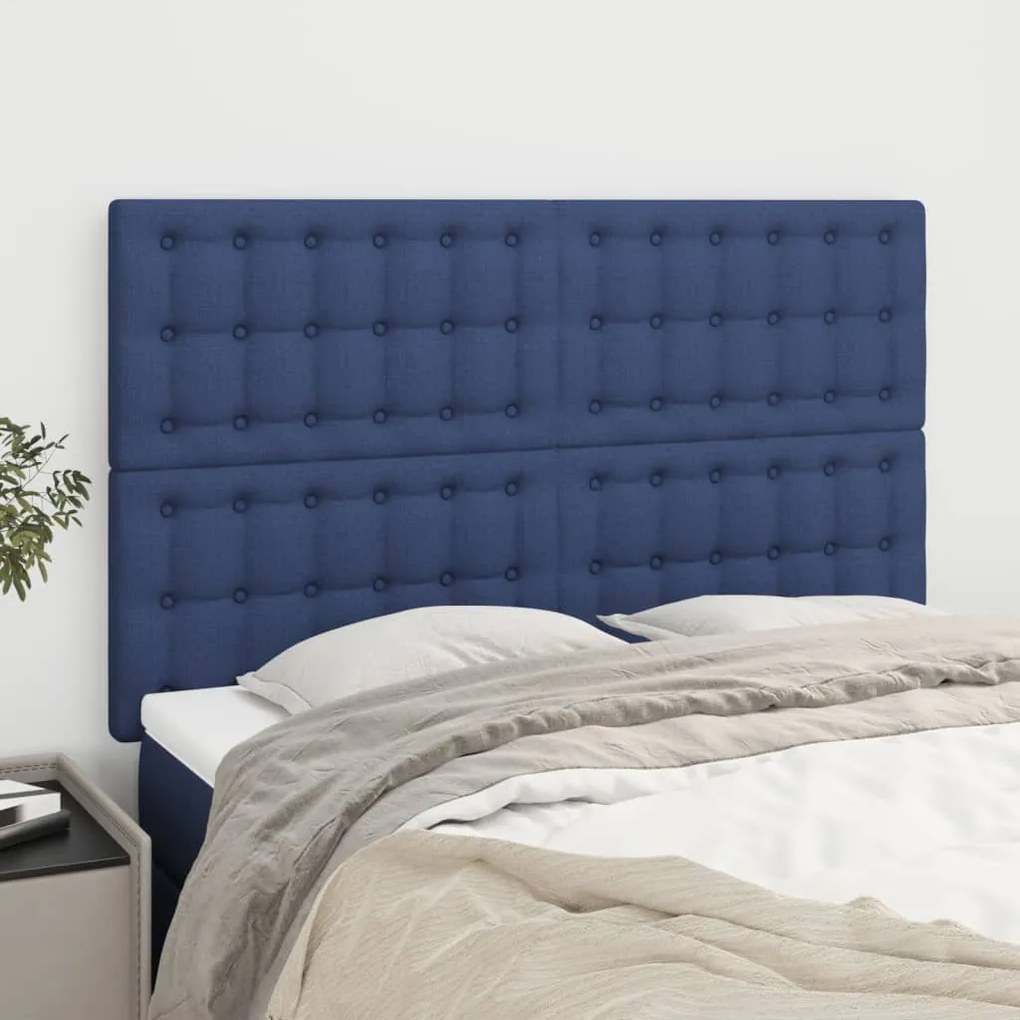 Testiere 4 Pz Blu 72x5x78/88 Cm İn Tessuto /