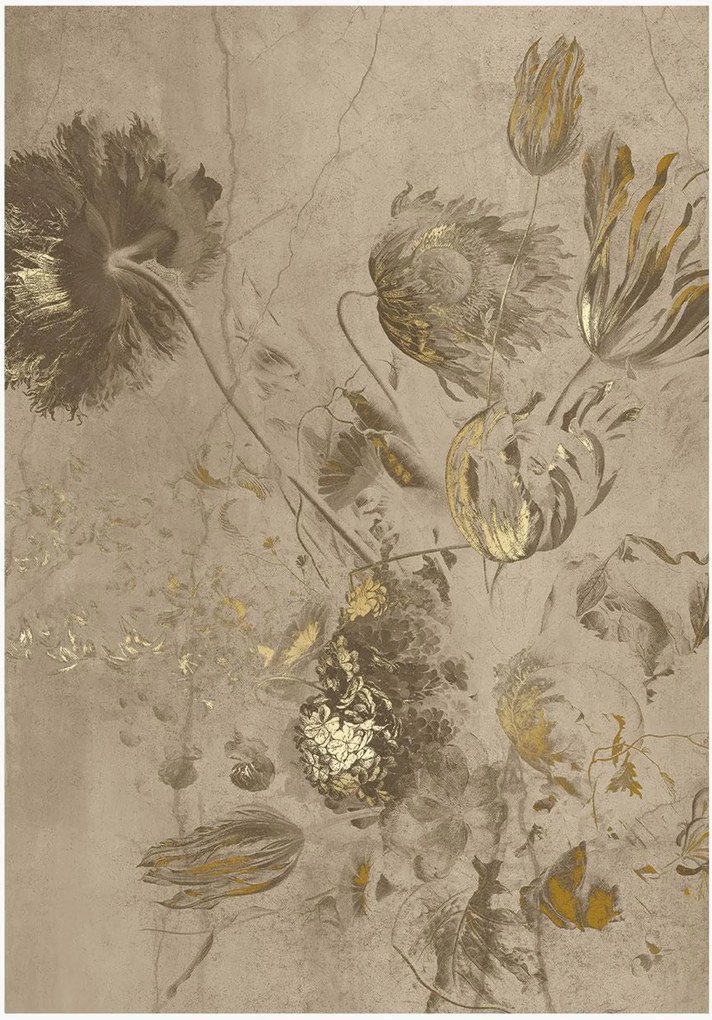 Carta da parati Frans Uyterlinde - Fresco Flowers
