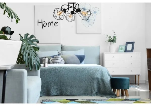 Lampadario a plafone DIAMENT 3xE27/60W/230V