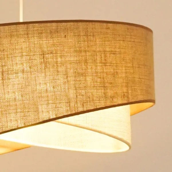 Brilagi - Lampadario LED a sospensione con filo LYRA 1xE27/15W/230V beige/color crema