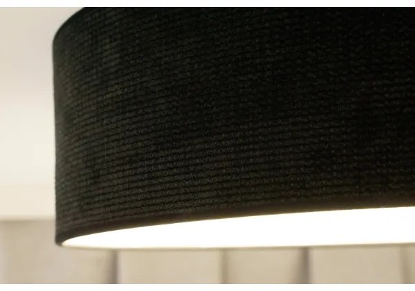 Duolla - Lampada LED da soffitto CORTINA LED/26W/230V Ø45 cm 4000K nero