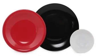 Servizio da tavola 12 pezzi multicolore/gres