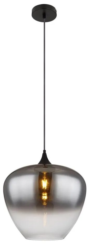 Globo 15548H2 - Lampadario a sospensione con filo MAXY 1xE27/60W/230V nero