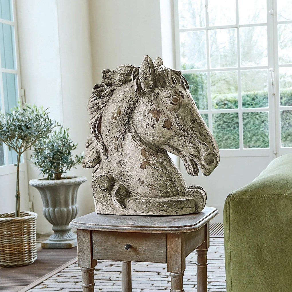 Busto di cavallo decorativo Ghenire