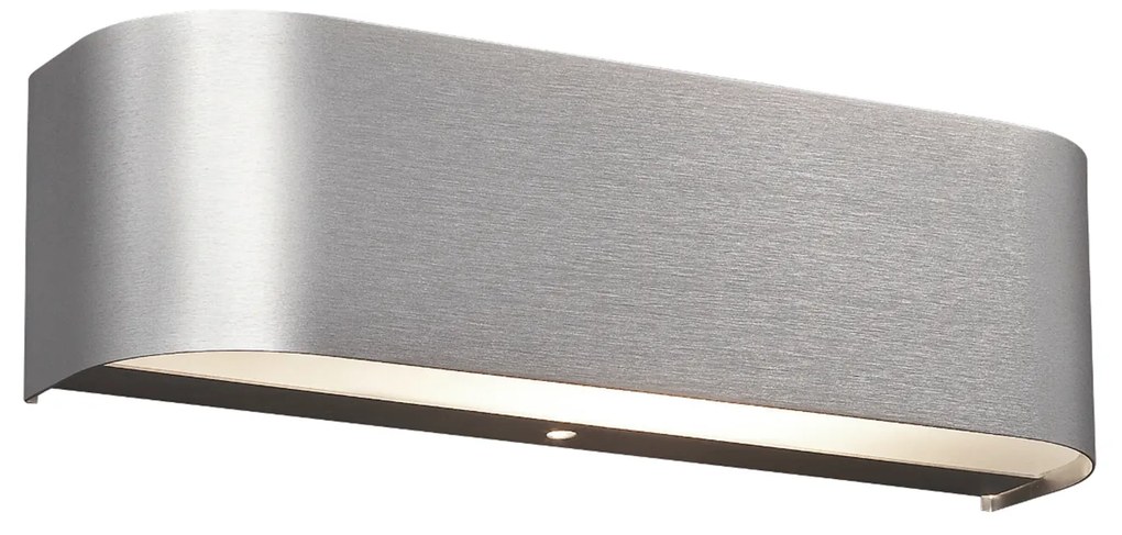 Applique LED alluminio grigio Adriano Trio