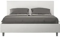 Letto imbottito Matrimoniale 160x190 cm Adele - Senza rete,Microfibra,Ocra