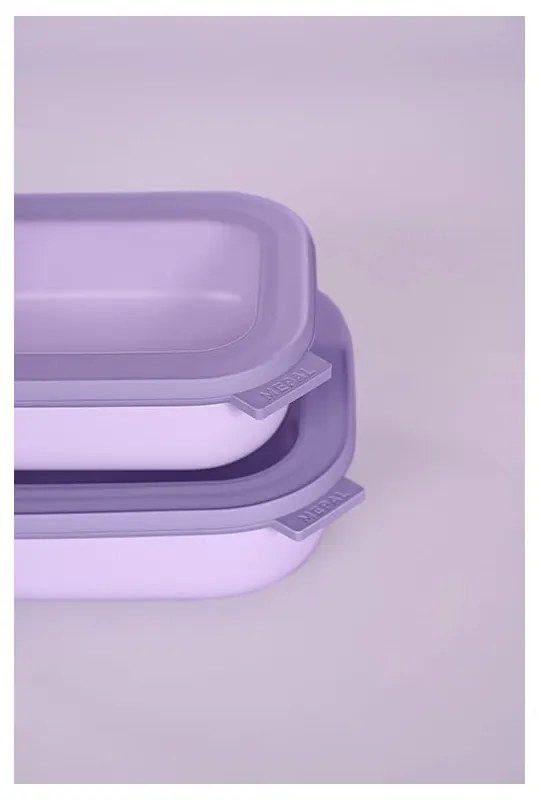 Scatole per alimenti in set da 3 Vivid lilac - Mepal