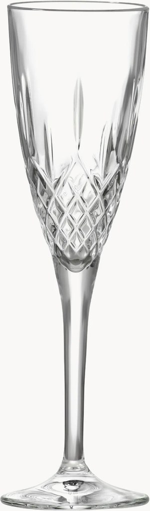 Set di 6 flute da champagne in cristallo London