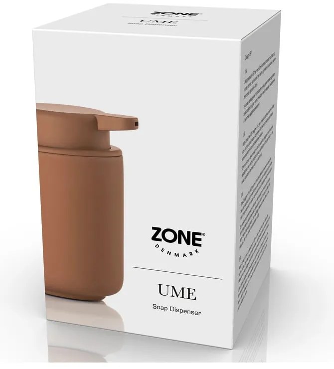 Dispenser di sapone in gres arancione 250 ml Ume - Zone