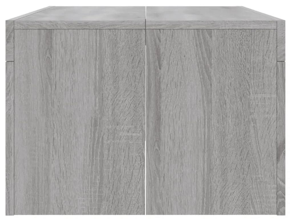 Tavolino da Salotto Grigio Sonoma 102x50x36cm Legno Multistrato