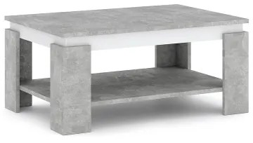 Tavolino da salotto LUNO grigio cemento/antracite