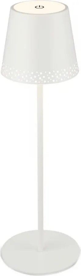 Brilo - Lampada da tavolo LED ricaricabile a sfioramento KIKI LED/2,6W/5V IP44 2600 mAh bianca