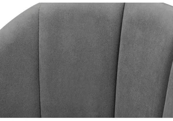 Sedia da pranzo BOVIO 86x48 cm grigio/faggio