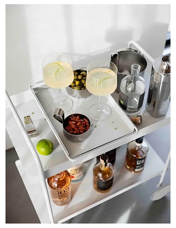 Tavolo da portata in metallo su ruote 40,5x61 cm A-Cocktail - Zone