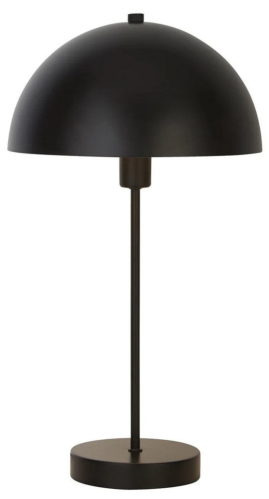 Lampada Da Scrivania Contemporanea Mushroom Acciaio Nero 1 Luce E14