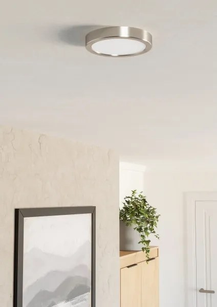 Eglo 901315-LED Plafoniera FUEVA LED/7,5W/230V 2700/4000/6500K Ø16,6 cm finitura cromata