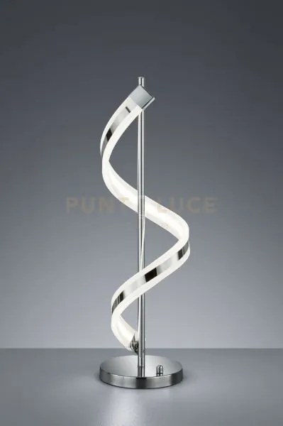 Sydney lampada da tavolo led cromata con dimmer h. 64
