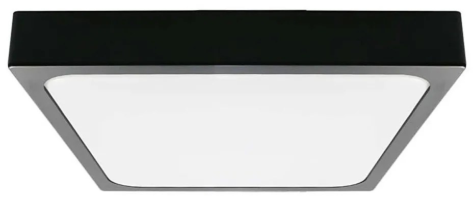 Plafoniera LED da bagno LED/30W/230V 4000K IP44 42x42 cm nero