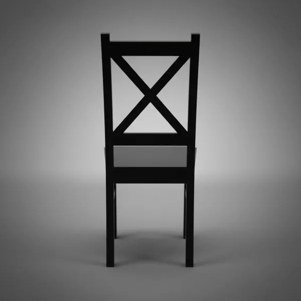 Sedia da pranzo NATE nera