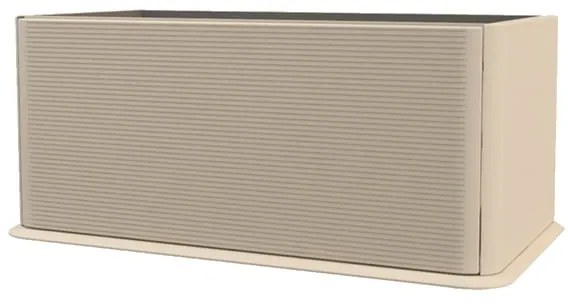 Mobile da bagno sospeso sotto lavabo L 98 x H 42 x P 50 cm beige laccato opaco, 1 cassetto BADEN HAUS Bohemia
