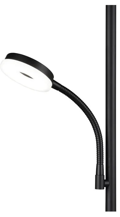 Lampada da terra nera (altezza totale 178 cm) Specter – Trio