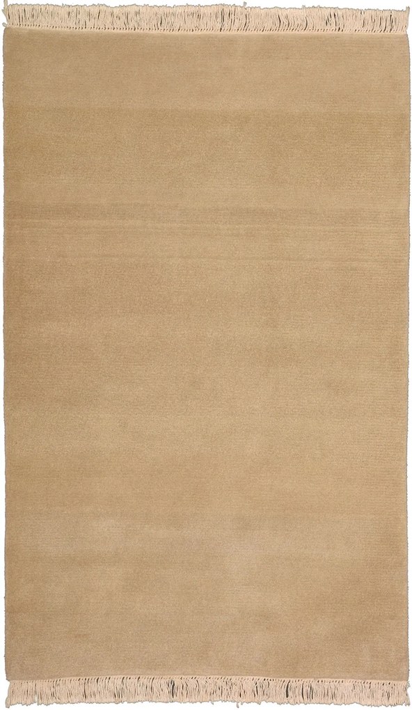 Nepal Tappeto 160x90 Beige (Indian) Annodato A Mano