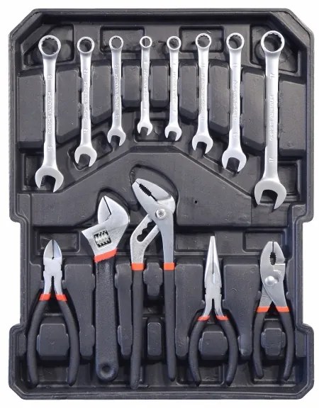 Valigetta in alluminio con attrezzi 186 pz