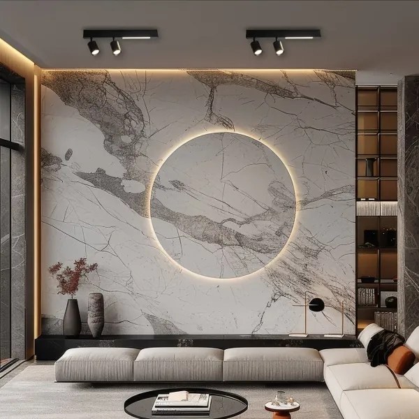 Faretto LED MAGNET LED/5W/230V + 2xGU10/60W 3000/4000K nero