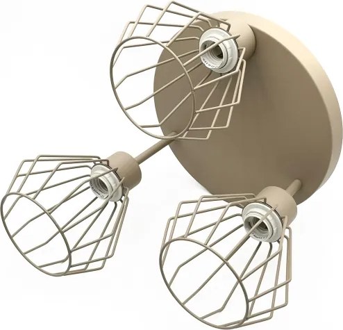 Plafoniera a soffitto AUDREY 3xE27/60W/230V beige