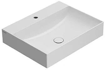 Ceramica Globo T-Edge Lavabo 60x47 sospeso o da Appoggio bianco lucido