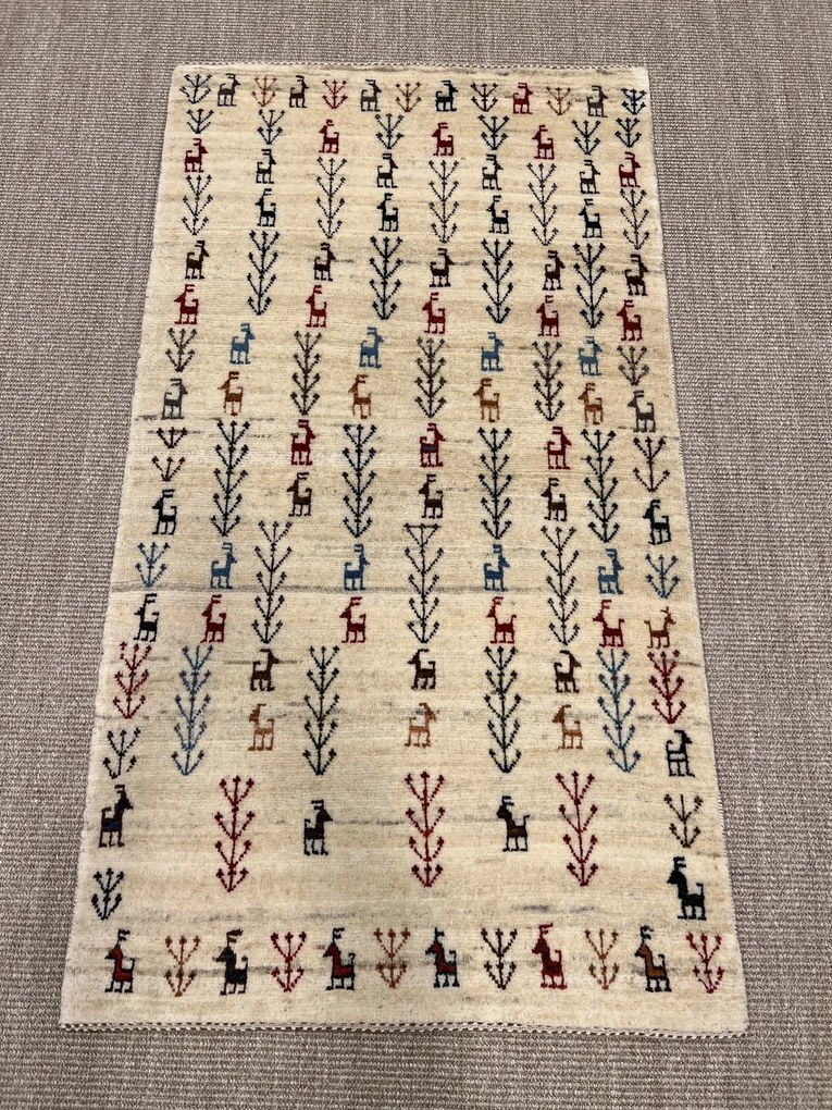 Gashguli Tappeto persiano 80x150 Beige (Iran) Annodato A Mano