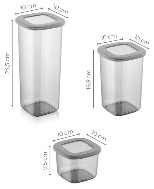 Dózy na potraviny 24 ks Fresco – Hermia