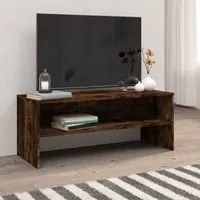 Mobile Porta TV Rovere Fumo 100x40x40 cm in Legno Multistrato 815231