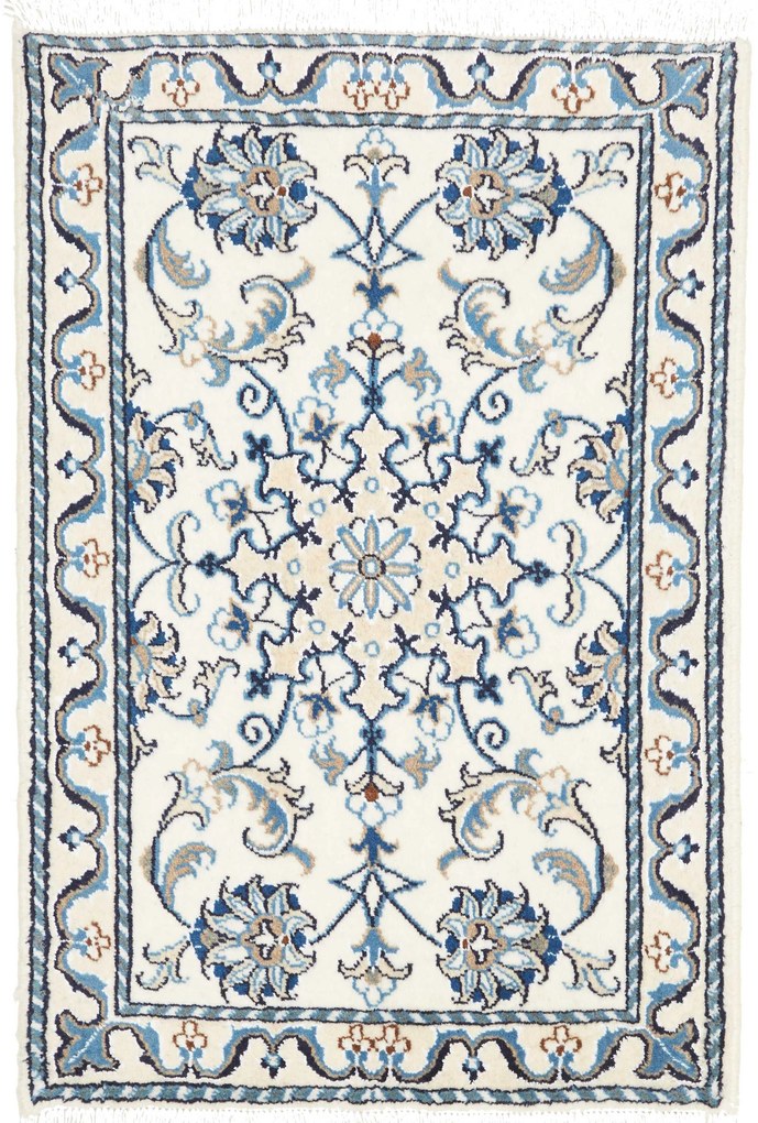 Nain Tappeto 60 x 90 Beige (Iran) Annodato A Mano